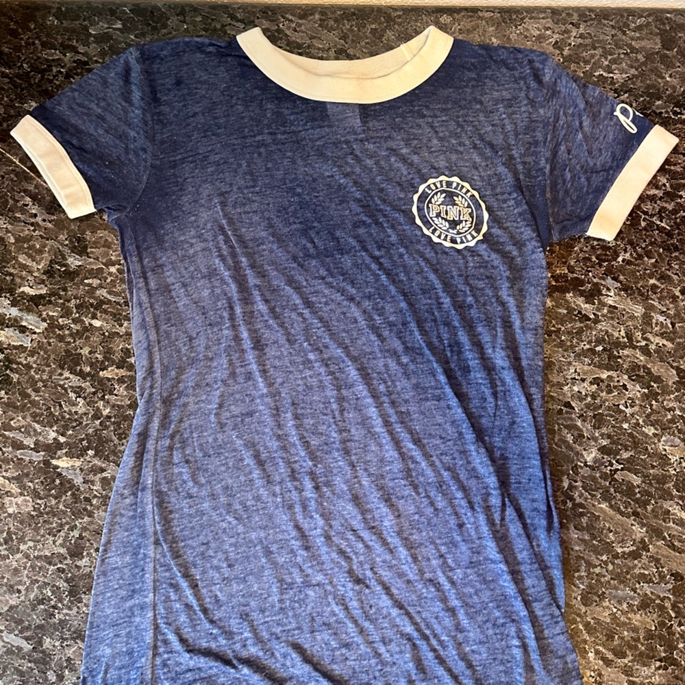 Women's Preppy Victoria Secret PINK Brand T-shirt